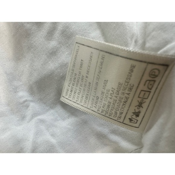 Cupcakes & Cashmere Striped Blazer Jacket Women's Size M Lightweight Linen Blend - Picture 8 of 8